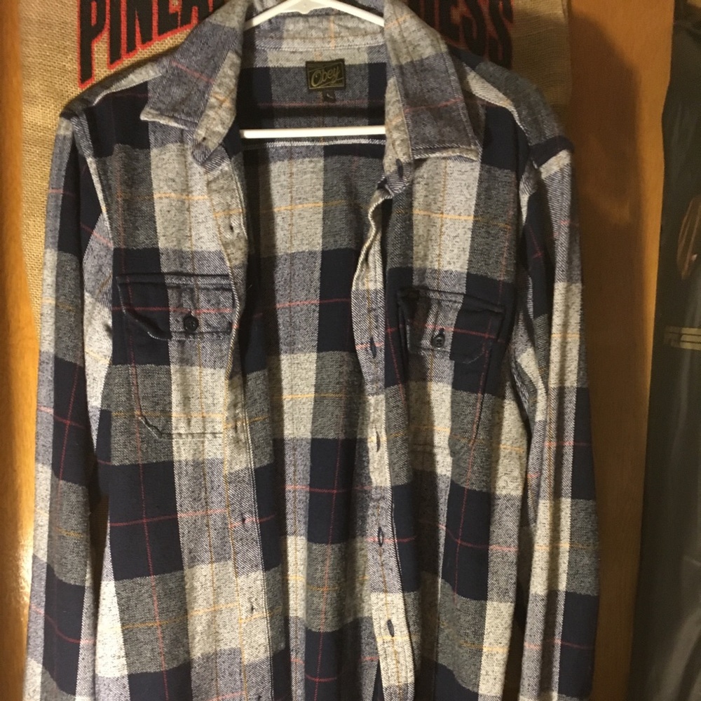 Men’s Obey flannel